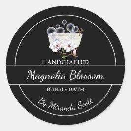 Étiquette de bain simple maison Magnolia