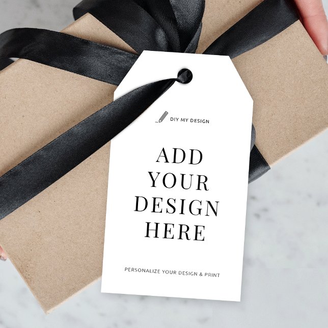 Étiquette de balise cadeau de 3,5 x 2 po (Custom product hang tag printing)