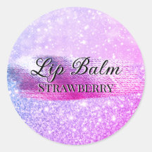 Étiquette de beauté personnalisée violette de luxe