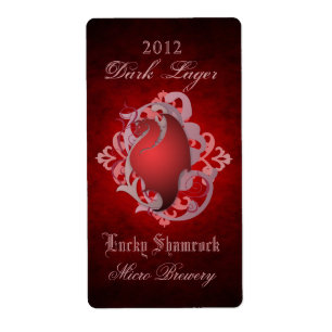 Étiquette de bières Red Dragon Scroll
