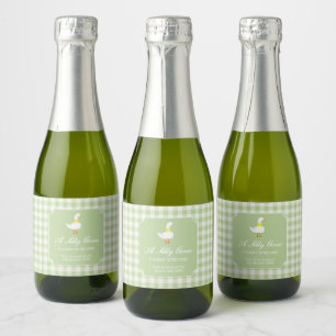Étiquette de boisson pour Baby Shower Little Goose