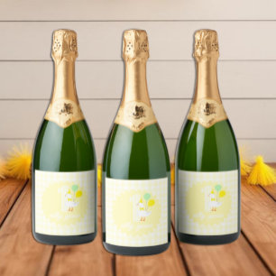Étiquette de boisson pour le 1er anniversaire de O