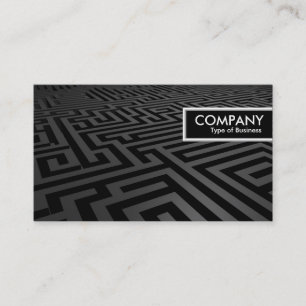 Étiquette de bord - labyrinthe foncé