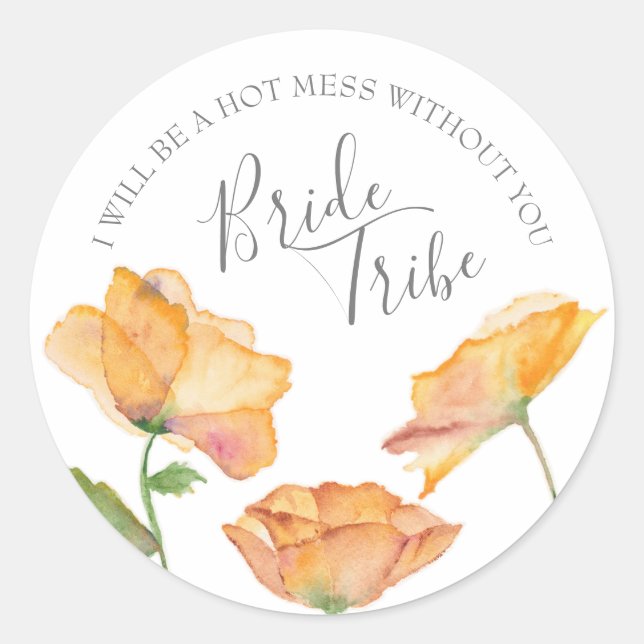 Étiquette de bougie pour la tribu de la mariée dem (Devant)