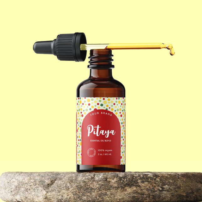 Étiquette de bouteille à goutte à goutte cosmétiqu (Créateur téléchargé)