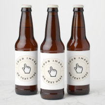 Étiquette de bouteille de bière - Personnalisé (aj