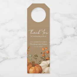 Étiquette de bouteille de caramel floral atténué p