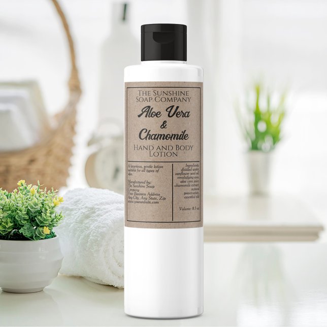 Étiquette de bouteille de cosmétique imperméable d (Créateur téléchargé)