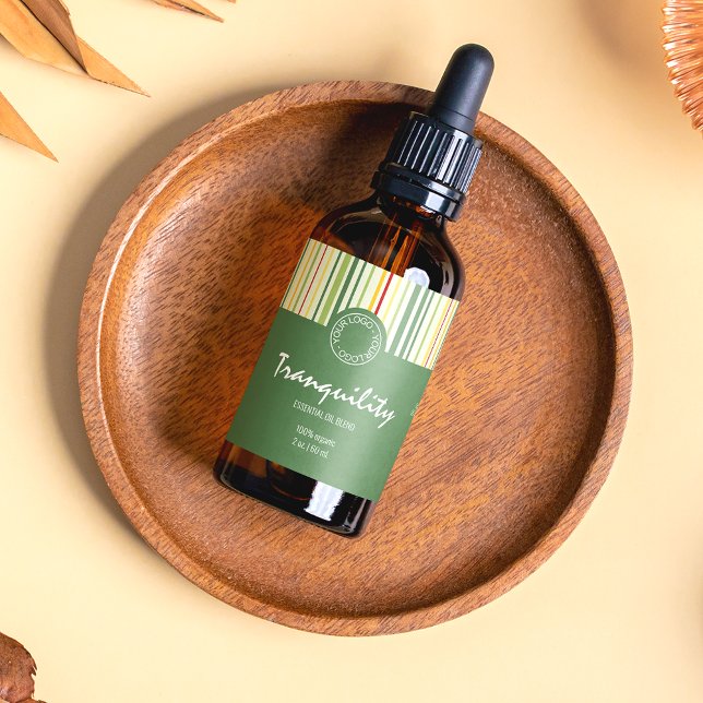 Étiquette de bouteille de gouttelette cosmétique d (Créateur téléchargé)