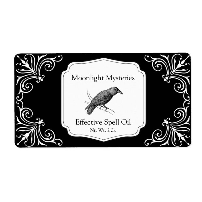 Étiquette de bouteille de gouttelettes de fleurs n (Devant)