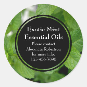 Étiquette de bouteille de l'huile essentielle impr