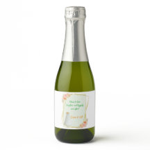 Étiquette de bouteille de vin de mariage & vin mou