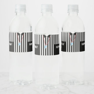 Étiquette de Bouteille d'Eau d'Arbitre Sportif ave