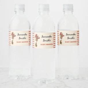 Étiquette de bouteille d'eau de petit Baby shower 