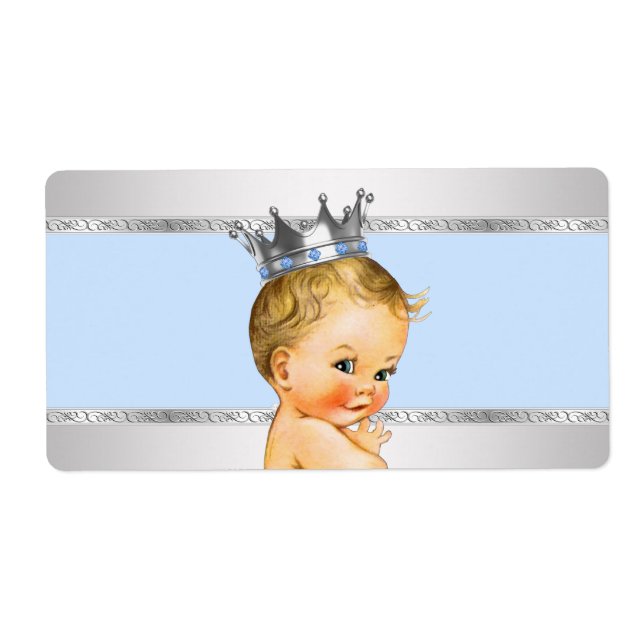 Étiquette de bouteille d'eau Little Prince Baby sh (Devant)