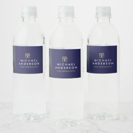 Étiquette de bouteille d'eau promotionnelle pour l