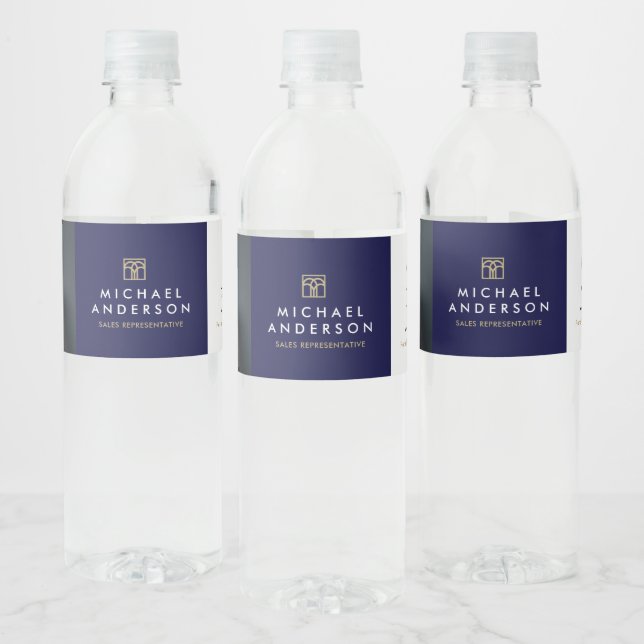 Étiquette de bouteille d'eau promotionnelle pour l (Bouteilles)