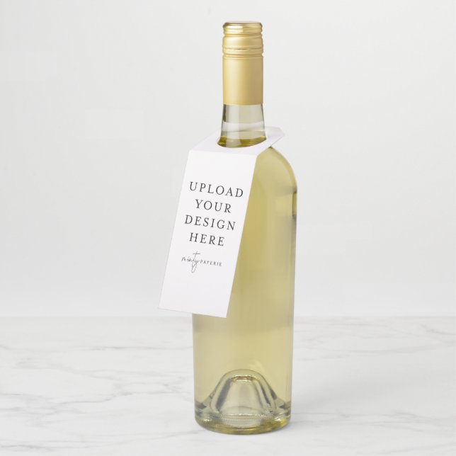 Étiquette de bouteille personnalisée (Incliné)