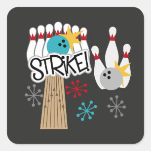 Étiquette de bowling Fun Strike comme récompense