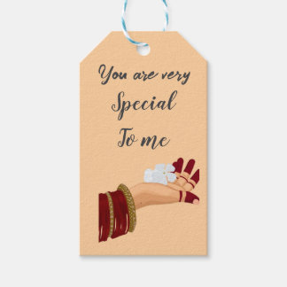 Étiquette de Cadeau Artisanal Traditionnel