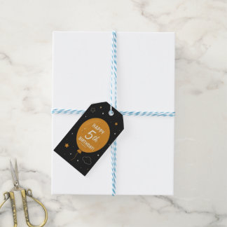Étiquette de cadeau d'anniversaire 5 ans – Anniver