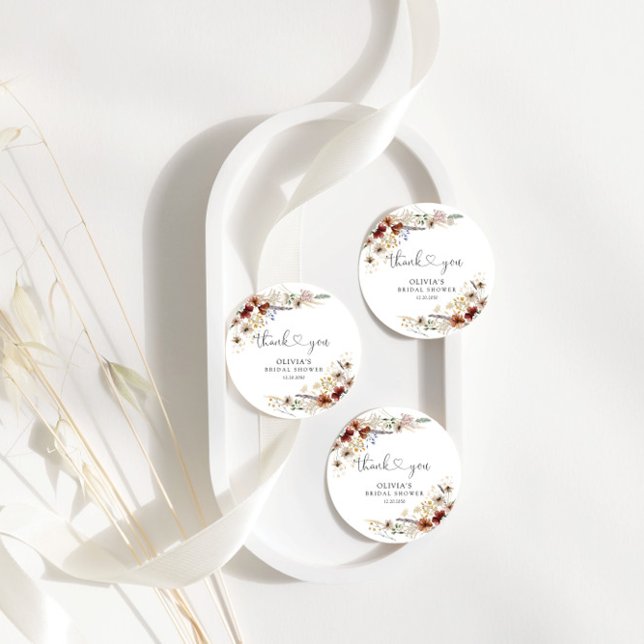 Étiquette de cadeau de Baby Shower de mariage Tiny (Créateur téléchargé)