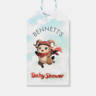 Étiquette de cadeau de Baby Shower d'hiver de béli