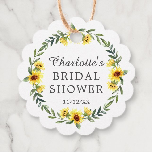 Étiquette de cadeau de faveur de Baby Shower de to (Dos)