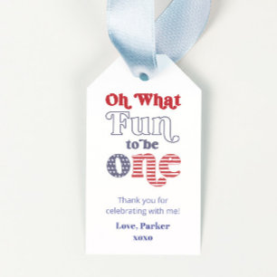 Étiquette de cadeau de fête d'anniversaire neutre 