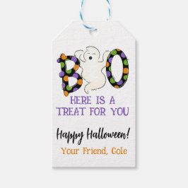 Étiquette de cadeau de Halloween