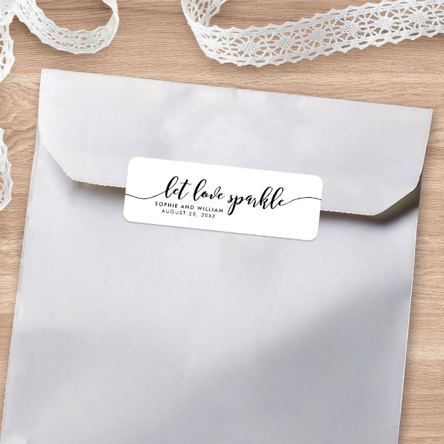 Étiquette de cadeau de mariage Relâchez le script  (Créateur téléchargé)