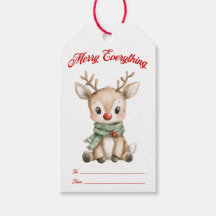 Étiquette de cadeau de Noël « Joyeux Tout »