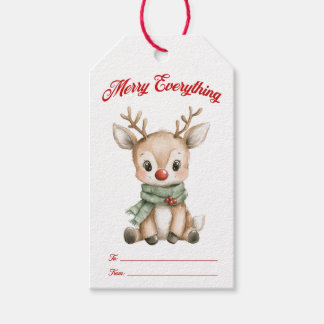 Étiquette de cadeau de Noël « Joyeux Tout »