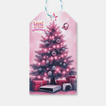 Étiquette de cadeau de Noël pour joueur