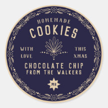 Étiquette de cadeau DIY pour cookie de Noël au cho