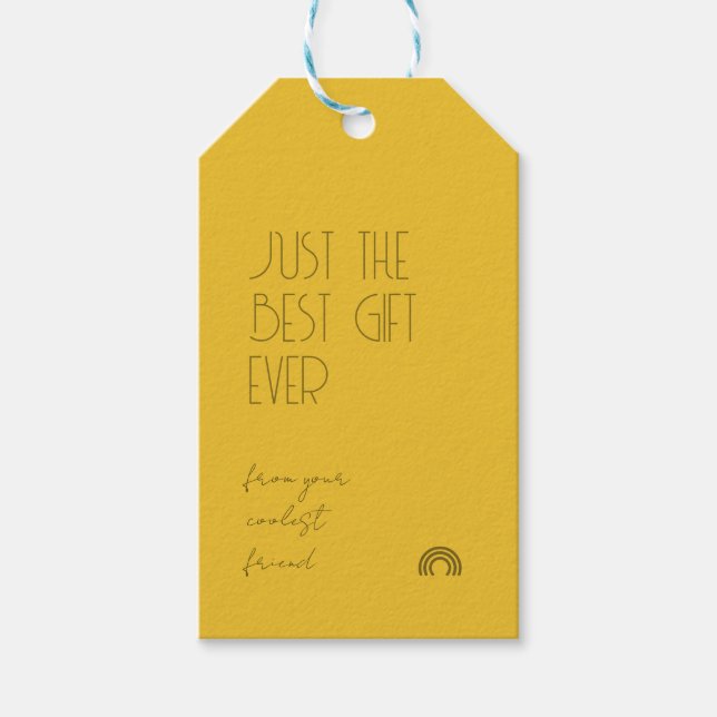 Étiquette de cadeau drôle (Devant)