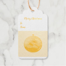 Étiquette de Cadeau en Papier Aluminium Ornement d