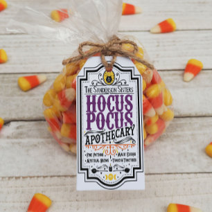 Étiquette de cadeau Halloween Hocus Pocus