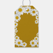 Étiquette de cadeau personnalisée White Lily