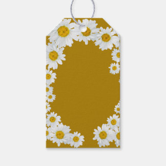 Étiquette de cadeau personnalisée White Lily