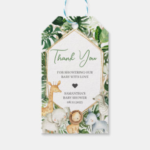 Étiquette de cadeau pour Baby Shower A Little Wild