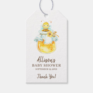 Étiquette de cadeau pour la fête prénatale de bébé