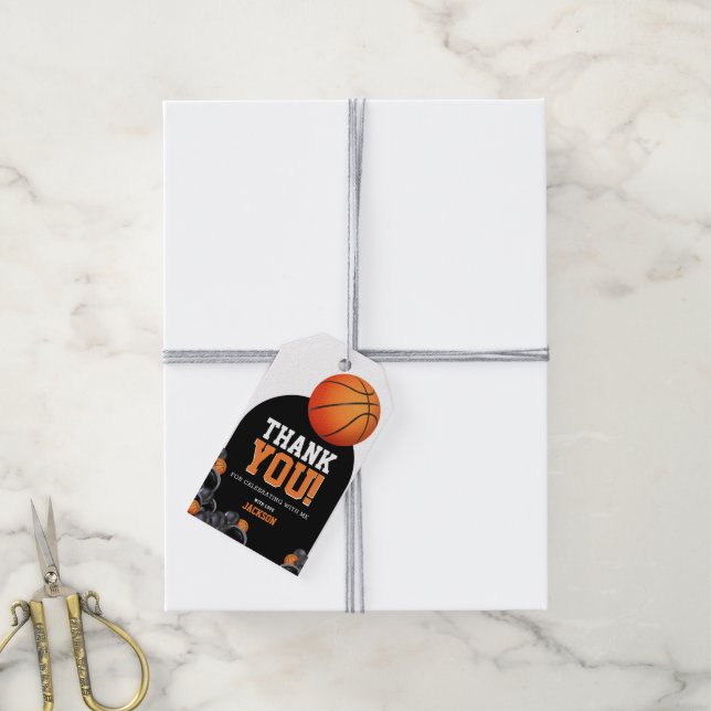 Étiquette de cadeau pour une fête sur le thème du  (Avec de la ficelle)