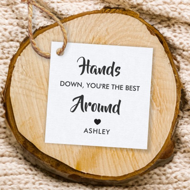 Étiquette de Cadeau Sans Conteste Vous êtes le Mei (Créateur téléchargé)