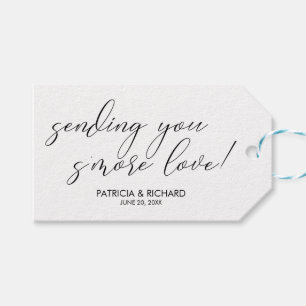 Étiquette de cadeaux de mariage chic pour vous env