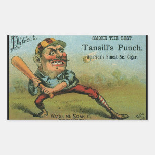 Étiquette de cigare vintage, Tansill Punch de base
