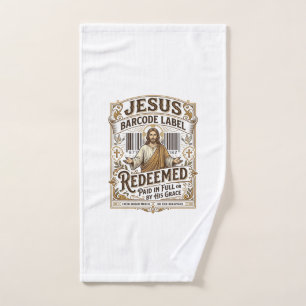 étiquette de code-barres Jésus Rédimé Jésus code-b