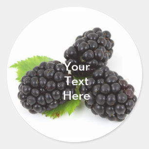Étiquette de confiture Blackberry