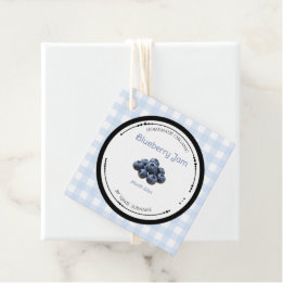 Étiquette de Confiture de Myrtille Maison avec Ing