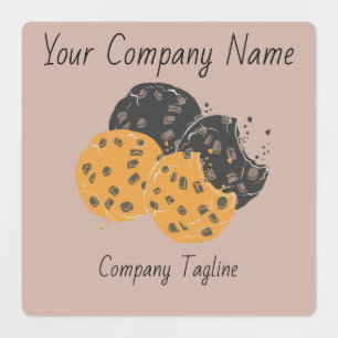 Étiquette de cookies customisé